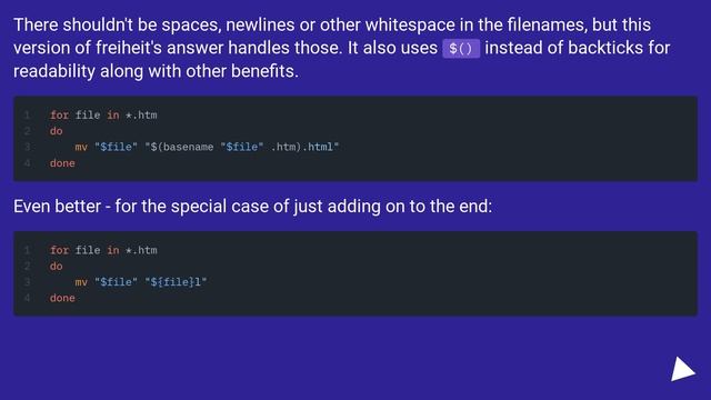 Rename a group of files with one command смотреть онлайн