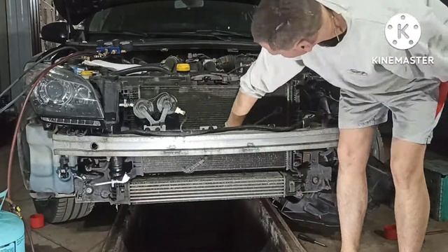 Renault Megane 3. замена радиатора смотреть онлайн