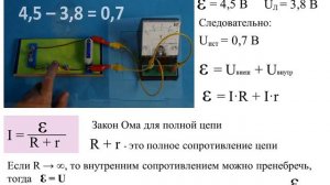 ЭДС. Закон Ома для полной цепи.