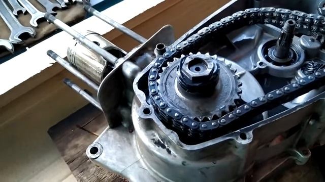 Ремонт КПП и разборка двигателя Jawa 638 смотреть онлайн