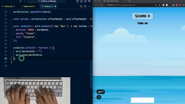 [☔️ ASMR Programming] Typing Practice Game - No Talking | Rain Sound ☔️ смотреть онлайн
