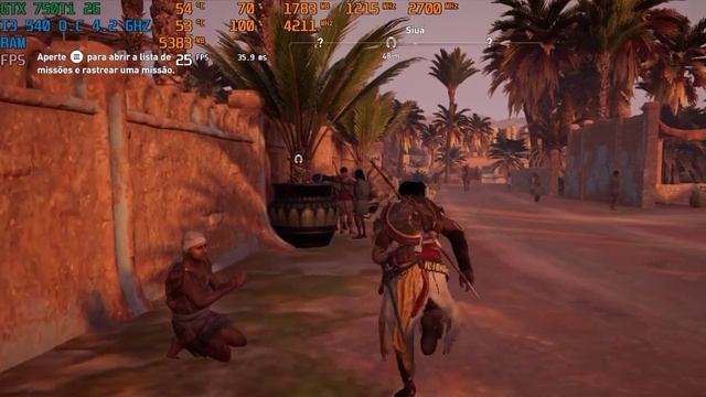 Test Assassin's Creed Origins GTX 750 Ti + i3 540 OC 4 2 GHZ смотреть онлайн