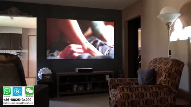 XYScreen ALR CLR PET Crystal 4K Screen With Xiaomi Laser Projector