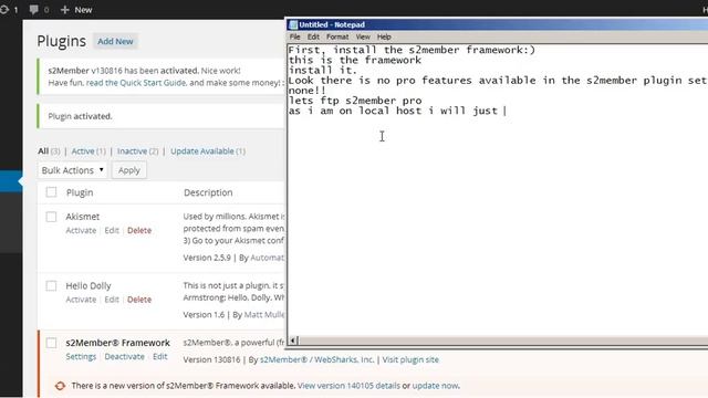 How to install S2member framework and s2member pro wordpress plugin смотреть онлайн