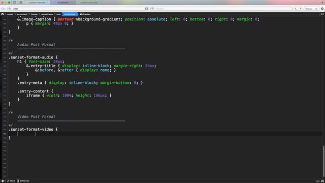 Part 24 - WordPress Theme Development - Video Post Format смотреть онлайн