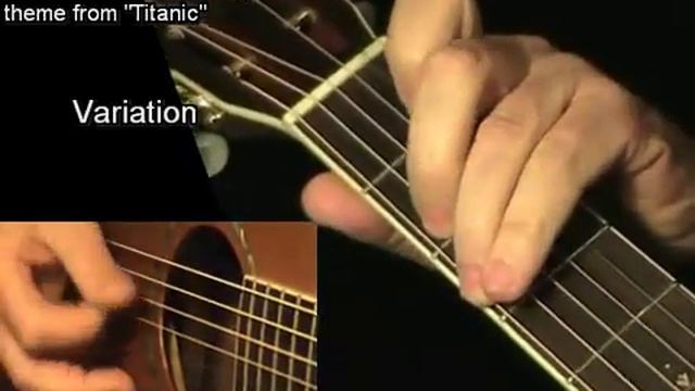 YouTube Heart Will Go On TITANIC learn how to play easy on acoustic guitar lesson chords & смотреть онлайн