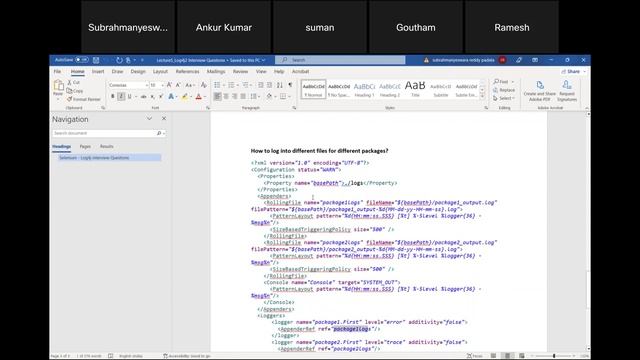Selenium with Java Training - Class 29 - log4j2, TestNG Introduction смотреть онлайн