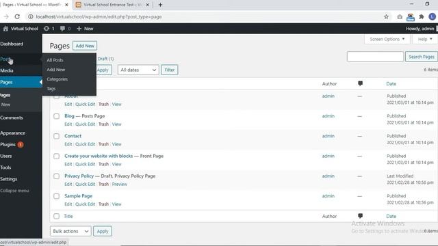 WP admin posts and pages - An overview смотреть онлайн