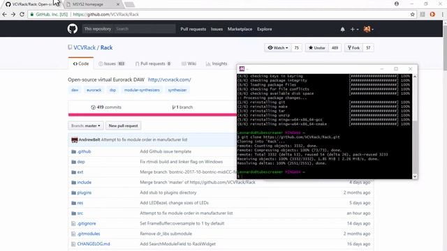Tutorial: build VCV Rack on windows смотреть онлайн