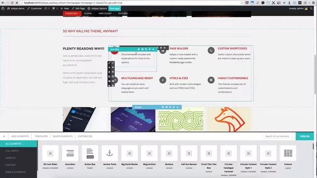 Custom Container Element ( Kallyas WordPress theme v4.0 ) смотреть онлайн
