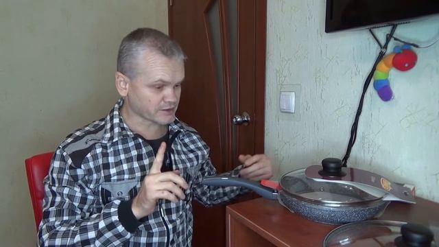 Выбор сковородки, обзор, тестирование. Сковорода с мраморным антипригарным покрытием. Vinzer смотреть онлайн