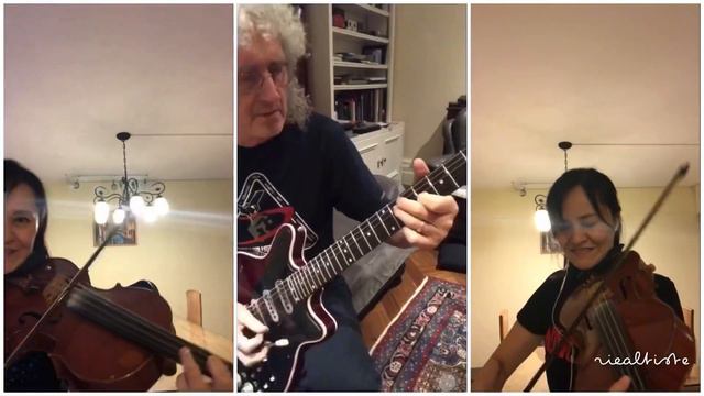 Jam With Brian May QUEEN “Hammer To Fall” Acoustic CHALLENGE  #VIOLA #JamWithBri #DontStopUsNow