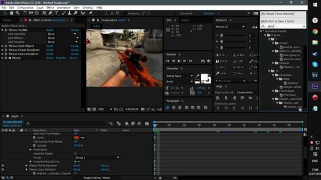КАК ДЕЛАТЬ МУВИК В AFTER EFFECTS - PLEXUS, TRAPCODE SHINE, MOTION TRACKING, DOF смотреть онлайн