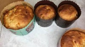 Заварной кулич.