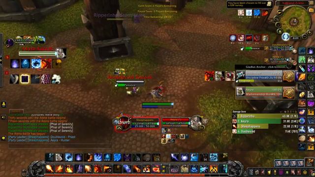 WoW Arena Mage+Rogue 2v2 1500 CR смотреть онлайн