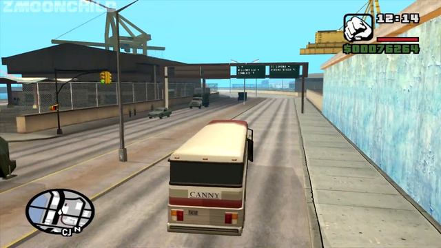 GTA San Andreas - How to get (and save) the Bus at the very beginning of the game смотреть онлайн