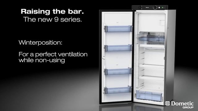 Dometic 9 Series EN Caravan and Motorhome large 3 way fridge freezer смотреть онлайн