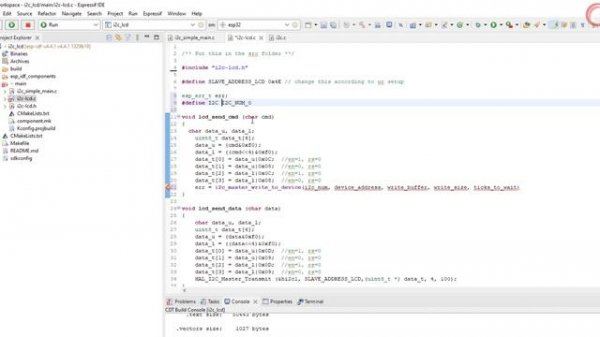 ESP32 #3. How to use I2C in ESP32 || LCD1602 || Espressif IDE