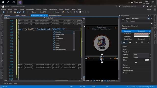 C# WPF Design UI: Music Player смотреть онлайн