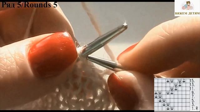 Как связать берет спицами/How to knit a beret смотреть онлайн