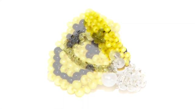 Смайлик-кольцо из бисера смотреть онлайн