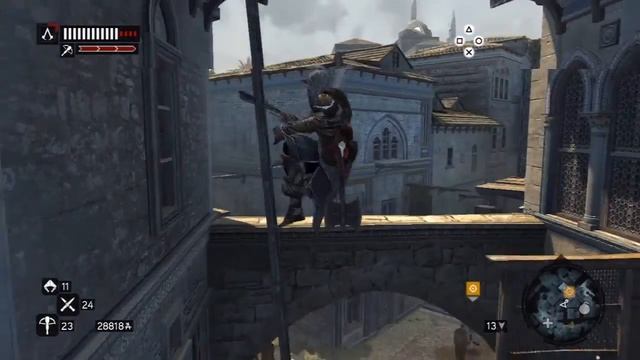 Assassins Creed Revelations: Side Mission 'THE THESPIAN PART 1' walkthrough [HD] смотреть онлайн