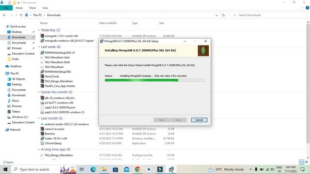How to install MongoDB 6.0.7 on Windows 10 | Install MongoDB 6.0.7 & Mongo Shell | MongoDB Tutorial смотреть онлайн