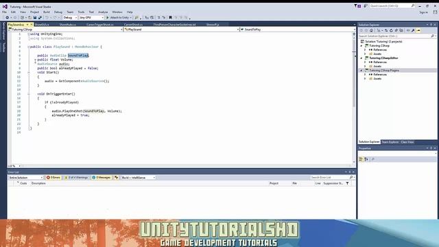 Unity 5 - How to Trigger Audio Only Once смотреть онлайн