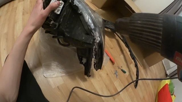 Рестайлинг Land Cruiser Prado 150 ep.7 Как разобрать фары GBT. Зачем одному авто 3 комплекта фар смотреть онлайн