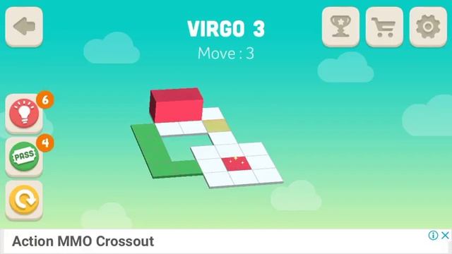 Bloxorz: Roll the Block. Package - Virgo. Level - 3. 3 Stars. смотреть онлайн