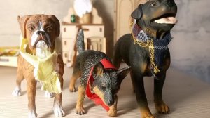 Вся моя амуниция для фигурок собак