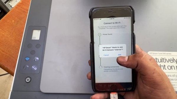 Wireless Setup Guide HP Smart Tank 580 Printer