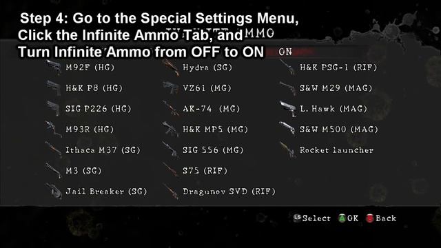 Resident Evil 5 *HOW TO GET INFINITE AMMO* Guide смотреть онлайн