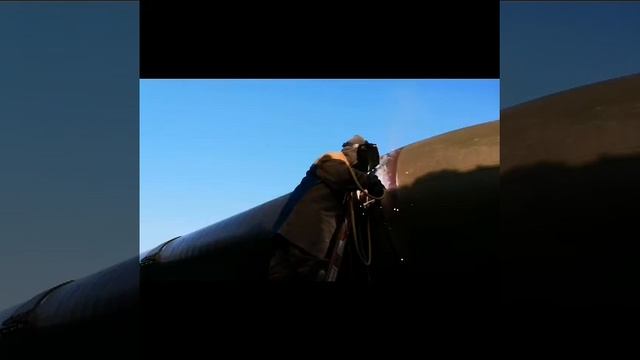 Сварка трубы. Облицовка в три нитки смотреть онлайн
