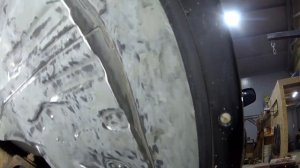 Toyota Surf 215. Арки, рама и пороги изнутри.