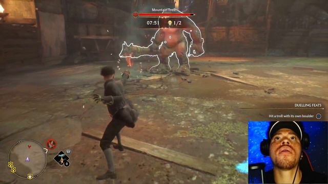 DROPPING BOZOS ON 1 HP (Hogwarts Legacy) Dark Arts Arena смотреть онлайн