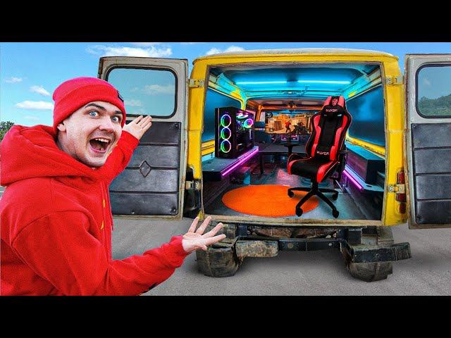 Сделали игровой клуб внутри монстр Буханки! смотреть онлайн