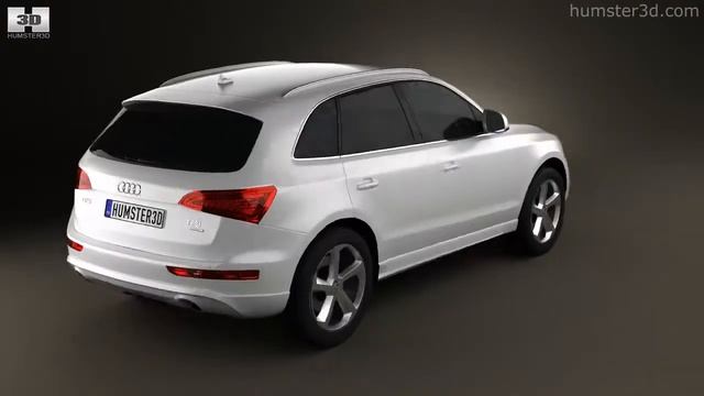 Audi Q5 2013 by 3D model store Humster3D.com смотреть онлайн