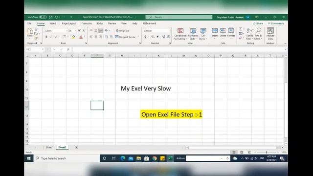 How to fix Excel slowness Problem| office 365 Excel slowness Problem смотреть онлайн