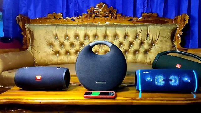Sony xb43 vs Hk onyx 5 vs Jbl xtreme 2 Bass Test - sound quality test ( multi sub ) смотреть онлайн