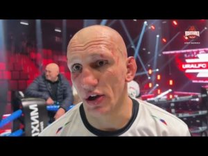 ВАСИЛЕВСКИЙ после боя: "Русская трибуна болела за Белаза. Но не против меня" / Василевский VS Белаз