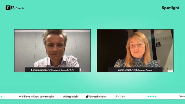 Janine Hirt, CEO of Innovate Finance, on supporting new talent in financial services | Spotlight смотреть онлайн