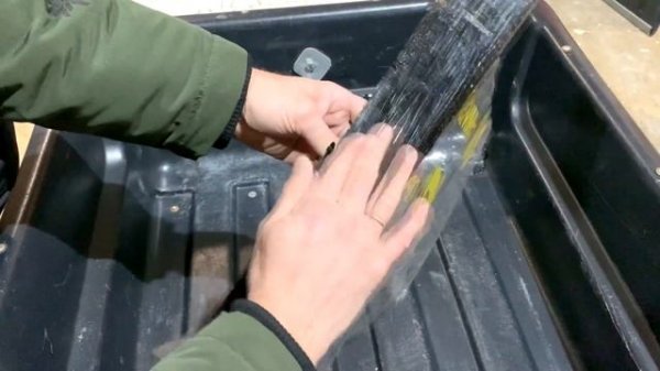 Ремонт волокуш/ пластик лопнул при --25С