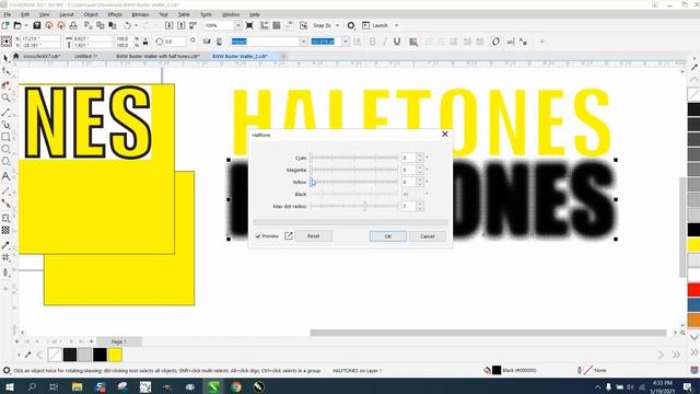 Corel Draw Tips & Tricks Halftone and more Part 2 смотреть онлайн