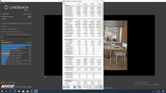 Intel Core i5 11400 Power usage and Thermals on Stock Cooler Test #3 (Cinebench R23) смотреть онлайн