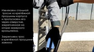 Арматура для крепления провода СИП на опоре. Анкерный зажим РА 1000 и РА 1500