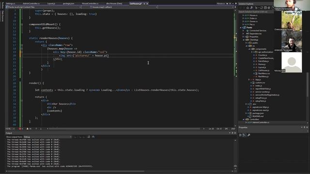 C#/NET6/EFCore/ReactJs/Bootstrap - Урок 13 Отрисовка данных из БД SQL в компоненте ReactJS смотреть онлайн