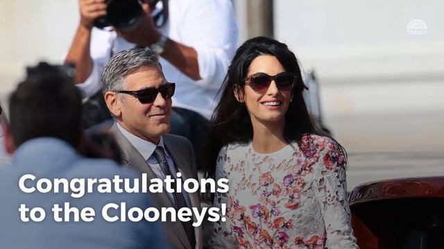 George Clooney And Amal Clooney Welcome Twins | TODAY смотреть онлайн