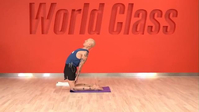 YOGA. ВЫТЯЖЕНИЯ НАЗАД, ПРОГИБЫ с Андреем Усом | 28 июля 2020 | Онлайн-тренировки World Class смотреть онлайн