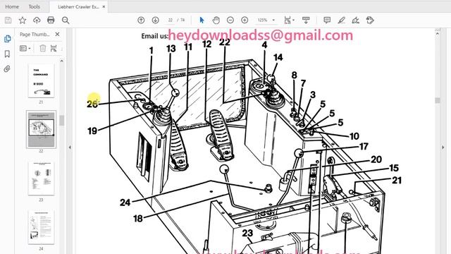 Liebherr Crawler Excavators R900 Operation And Maintenance Manual 1001